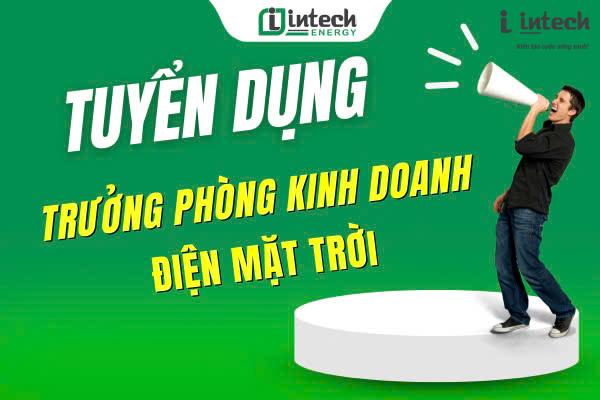 Tuyển dụng trưởng phòng kinh doanh