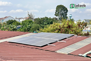Dự án điện mặt trời độc lập 4,96 kWp + Lưu trữ 14,3 kWh tại Tp. Hồ Chí Minh Dự án điện mặt trời độc lập 4,96 kWp + Lưu trữ 14,3 kWh